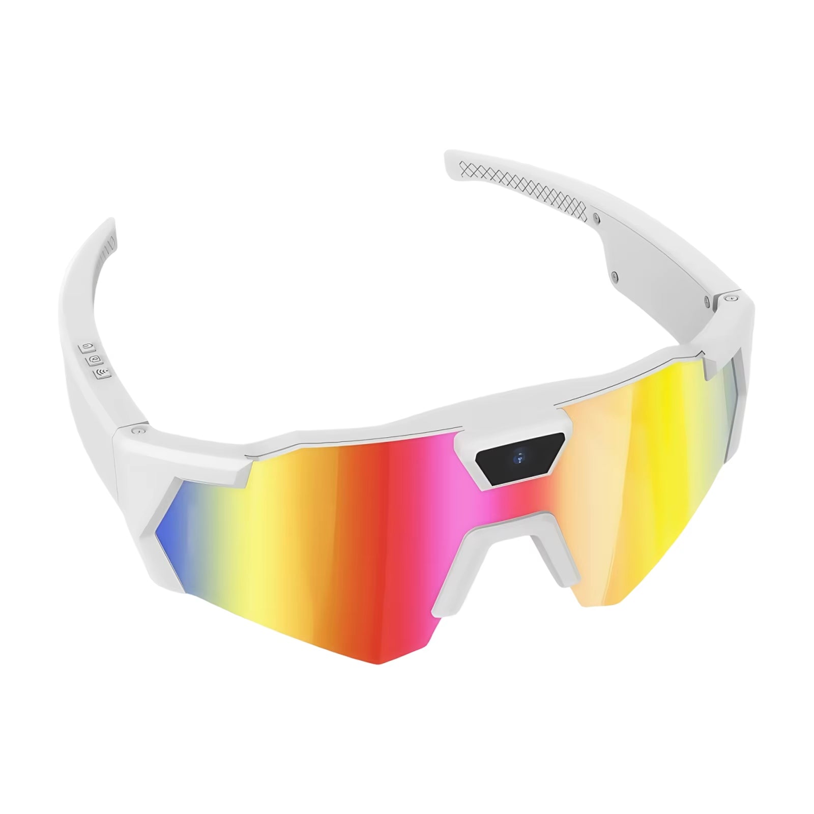 POV Sports Glasses with Camera 16GB HD 1080P Video Glasses Action Camera Sunglasses Smart Glasses for Outdoor Cycling Hiking