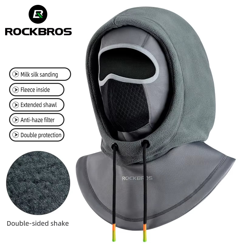 Winter Cycling Mask Fleece Thermal Keep Warm Windproof Full Face Mask Balaclava Ski Mask Fishing Skiing Hat Headwear