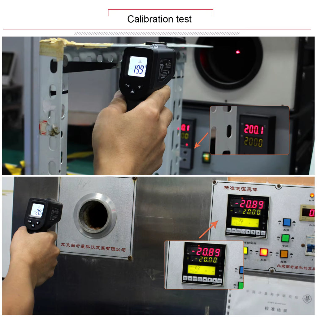 -50~550°C Digital Infrared Thermometer Laser Temperature Meter Non-Contact Pyrometer Imager Hygrometer IR Sensor Termometro