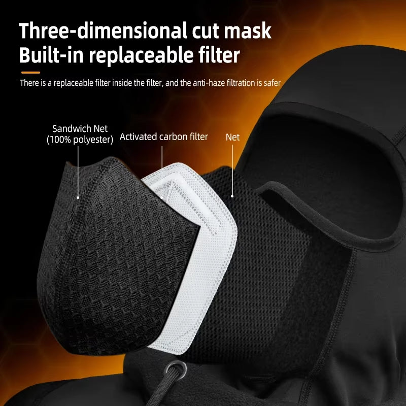 Winter Cycling Mask Fleece Thermal Keep Warm Windproof Full Face Mask Balaclava Ski Mask Fishing Skiing Hat Headwear