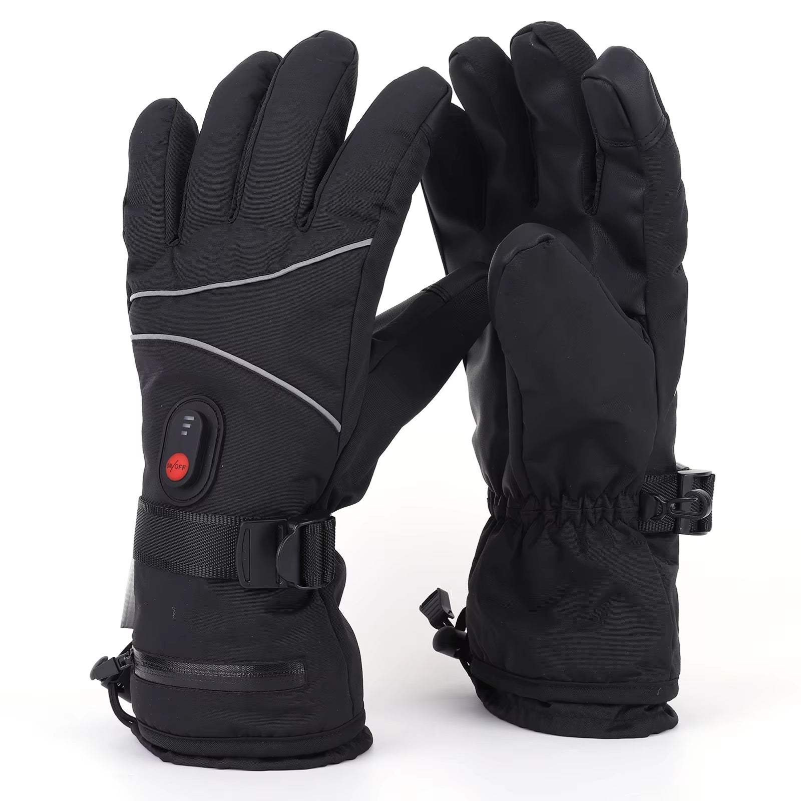Electric Heating Gloves Touchscreen Thermal Gloves Rechargeable Anti-Scratch Heated Gloves for Motorcycle Bike Gloves