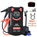 5-In-1 Jump Starter with Air Pump 5000A Peak Starter Box 150PSI Battery Pack with Digital Tire Inflator Car Battery Jump Starter