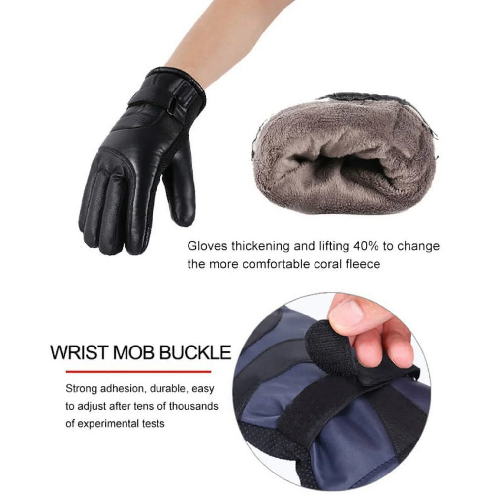 USB Plug Electric Heated Gloves with Touchscreen Finger for Men Women Winter Hands Warmer Thermal Gloves Windproof for Cold Weather Outdoor Activities